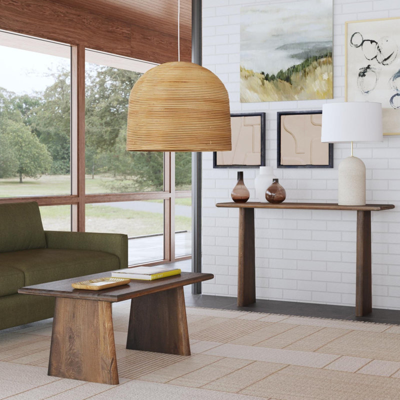 Indigo Road by Egypt Sherrod Trapezium Plank Wood Console Table ...